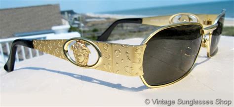 versace sunglasses old school metal frame|Versace sunglasses diamonds.